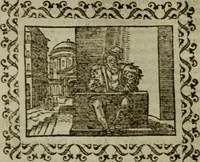 An illustration from Omnia Andreae Alciati v.c. emblemata : cum commentariis, quibus emblematum omnium aperta origine, mens authoris explicatur, & obscura omnia dubiaque illustrantur (1583)