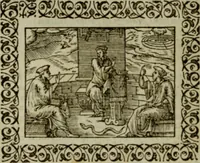 An illustration from Omnia Andreae Alciati v.c. emblemata : cum commentariis, quibus emblematum omnium aperta origine, mens authoris explicatur, & obscura omnia dubiaque illustrantur (1583)