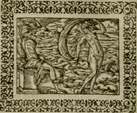 An illustration from Omnia Andreae Alciati v.c. emblemata : cum commentariis, quibus emblematum omnium aperta origine, mens authoris explicatur, & obscura omnia dubiaque illustrantur (1583)
