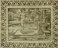 An illustration from Omnia Andreae Alciati v.c. emblemata : cum commentariis, quibus emblematum omnium aperta origine, mens authoris explicatur, & obscura omnia dubiaque illustrantur (1583)