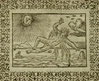 An illustration from Omnia Andreae Alciati v.c. emblemata : cum commentariis, quibus emblematum omnium aperta origine, mens authoris explicatur, & obscura omnia dubiaque illustrantur (1583)