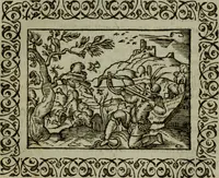 An illustration from Omnia Andreae Alciati v.c. emblemata : cum commentariis, quibus emblematum omnium aperta origine, mens authoris explicatur, & obscura omnia dubiaque illustrantur (1583)
