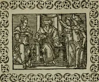 An illustration from Omnia Andreae Alciati v.c. emblemata : cum commentariis, quibus emblematum omnium aperta origine, mens authoris explicatur, & obscura omnia dubiaque illustrantur (1583)