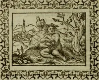 An illustration from Omnia Andreae Alciati v.c. emblemata : cum commentariis, quibus emblematum omnium aperta origine, mens authoris explicatur, & obscura omnia dubiaque illustrantur (1583)