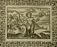 Picture 132 of 241 from Omnia Andreae Alciati v.c. emblemata : cum commentariis, quibus emblematum omnium aperta origine, mens authoris explicatur, & obscura omnia dubiaque illustrantur (1583), leaf 387