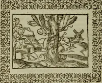 An illustration from Omnia Andreae Alciati v.c. emblemata : cum commentariis, quibus emblematum omnium aperta origine, mens authoris explicatur, & obscura omnia dubiaque illustrantur (1583)
