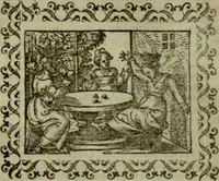 An illustration from Omnia Andreae Alciati v.c. emblemata : cum commentariis, quibus emblematum omnium aperta origine, mens authoris explicatur, & obscura omnia dubiaque illustrantur (1583)