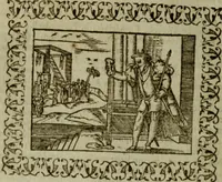 An illustration from Omnia Andreae Alciati v.c. emblemata : cum commentariis, quibus emblematum omnium aperta origine, mens authoris explicatur, & obscura omnia dubiaque illustrantur (1583)