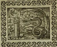 An illustration from Omnia Andreae Alciati v.c. emblemata : cum commentariis, quibus emblematum omnium aperta origine, mens authoris explicatur, & obscura omnia dubiaque illustrantur (1583)