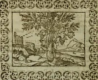 An illustration from Omnia Andreae Alciati v.c. emblemata : cum commentariis, quibus emblematum omnium aperta origine, mens authoris explicatur, & obscura omnia dubiaque illustrantur (1583)