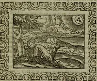 An illustration from Omnia Andreae Alciati v.c. emblemata : cum commentariis, quibus emblematum omnium aperta origine, mens authoris explicatur, & obscura omnia dubiaque illustrantur (1583)