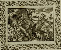 An illustration from Omnia Andreae Alciati v.c. emblemata : cum commentariis, quibus emblematum omnium aperta origine, mens authoris explicatur, & obscura omnia dubiaque illustrantur (1583)