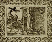 An illustration from Omnia Andreae Alciati v.c. emblemata : cum commentariis, quibus emblematum omnium aperta origine, mens authoris explicatur, & obscura omnia dubiaque illustrantur (1583)