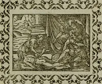 An illustration from Omnia Andreae Alciati v.c. emblemata : cum commentariis, quibus emblematum omnium aperta origine, mens authoris explicatur, & obscura omnia dubiaque illustrantur (1583)
