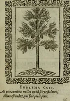 Picture 229 of 241 from Omnia Andreae Alciati v.c. emblemata : cum commentariis, quibus emblematum omnium aperta origine, mens authoris explicatur, & obscura omnia dubiaque illustrantur (1583), leaf 660