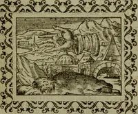 An illustration from Omnia Andreae Alciati v.c. emblemata : cum commentariis, quibus emblematum omnium aperta origine, mens authoris explicatur, & obscura omnia dubiaque illustrantur (1583)