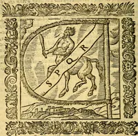 An illustration from Omnia Andreae Alciati v.c. emblemata, cum commentariis, quibus emblematum aperta origine mens auctoris explicatur, & obscura omnia, dubiáque illustrantur Adiectae ad calcem Notae posteriores (1589)