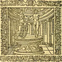 An illustration from Omnia Andreae Alciati v.c. emblemata, cum commentariis, quibus emblematum aperta origine mens auctoris explicatur, & obscura omnia, dubiáque illustrantur Adiectae ad calcem Notae posteriores (1589)