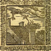 An illustration from Omnia Andreae Alciati v.c. emblemata, cum commentariis, quibus emblematum aperta origine mens auctoris explicatur, & obscura omnia, dubiáque illustrantur Adiectae ad calcem Notae posteriores (1589)