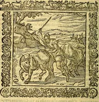 An illustration from Omnia Andreae Alciati v.c. emblemata, cum commentariis, quibus emblematum aperta origine mens auctoris explicatur, & obscura omnia, dubiáque illustrantur Adiectae ad calcem Notae posteriores (1589)
