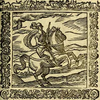 An illustration from Omnia Andreae Alciati v.c. emblemata, cum commentariis, quibus emblematum aperta origine mens auctoris explicatur, & obscura omnia, dubiáque illustrantur Adiectae ad calcem Notae posteriores (1589)
