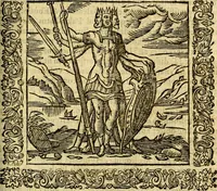 An illustration from Omnia Andreae Alciati v.c. emblemata, cum commentariis, quibus emblematum aperta origine mens auctoris explicatur, & obscura omnia, dubiáque illustrantur Adiectae ad calcem Notae posteriores (1589)