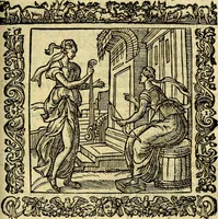 An illustration from Omnia Andreae Alciati v.c. emblemata, cum commentariis, quibus emblematum aperta origine mens auctoris explicatur, & obscura omnia, dubiáque illustrantur Adiectae ad calcem Notae posteriores (1589)