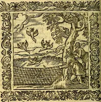 An illustration from Omnia Andreae Alciati v.c. emblemata, cum commentariis, quibus emblematum aperta origine mens auctoris explicatur, & obscura omnia, dubiáque illustrantur Adiectae ad calcem Notae posteriores (1589)