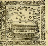 An illustration from Omnia Andreae Alciati v.c. emblemata, cum commentariis, quibus emblematum aperta origine mens auctoris explicatur, & obscura omnia, dubiáque illustrantur Adiectae ad calcem Notae posteriores (1589)