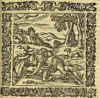 An illustration from Omnia Andreae Alciati v.c. emblemata, cum commentariis, quibus emblematum aperta origine mens auctoris explicatur, & obscura omnia, dubiáque illustrantur Adiectae ad calcem Notae posteriores (1589)