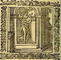 An illustration from Omnia Andreae Alciati v.c. emblemata, cum commentariis, quibus emblematum aperta origine mens auctoris explicatur, & obscura omnia, dubiáque illustrantur Adiectae ad calcem Notae posteriores (1589)