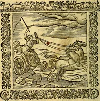 An illustration from Omnia Andreae Alciati v.c. emblemata, cum commentariis, quibus emblematum aperta origine mens auctoris explicatur, & obscura omnia, dubiáque illustrantur Adiectae ad calcem Notae posteriores (1589)