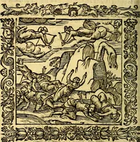 An illustration from Omnia Andreae Alciati v.c. emblemata, cum commentariis, quibus emblematum aperta origine mens auctoris explicatur, & obscura omnia, dubiáque illustrantur Adiectae ad calcem Notae posteriores (1589)