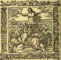 An illustration from Omnia Andreae Alciati v.c. emblemata, cum commentariis, quibus emblematum aperta origine mens auctoris explicatur, & obscura omnia, dubiáque illustrantur Adiectae ad calcem Notae posteriores (1589)
