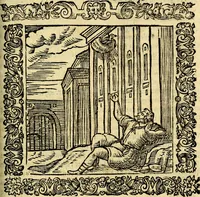 An illustration from Omnia Andreae Alciati v.c. emblemata, cum commentariis, quibus emblematum aperta origine mens auctoris explicatur, & obscura omnia, dubiáque illustrantur Adiectae ad calcem Notae posteriores (1589)