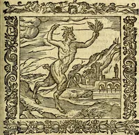 An illustration from Omnia Andreae Alciati v.c. emblemata, cum commentariis, quibus emblematum aperta origine mens auctoris explicatur, & obscura omnia, dubiáque illustrantur Adiectae ad calcem Notae posteriores (1589)