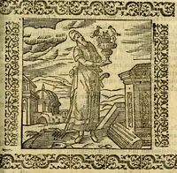 An illustration from Omnia Andreae Alciati v.c. emblemata, cum commentariis, quibus emblematum aperta origine mens auctoris explicatur, & obscura omnia, dubiáque illustrantur Adiectae ad calcem Notae posteriores (1589)
