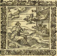 An illustration from Omnia Andreae Alciati v.c. emblemata, cum commentariis, quibus emblematum aperta origine mens auctoris explicatur, & obscura omnia, dubiáque illustrantur Adiectae ad calcem Notae posteriores (1589)