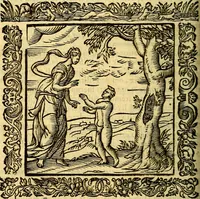 An illustration from Omnia Andreae Alciati v.c. emblemata, cum commentariis, quibus emblematum aperta origine mens auctoris explicatur, & obscura omnia, dubiáque illustrantur Adiectae ad calcem Notae posteriores (1589)