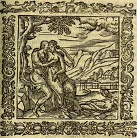 An illustration from Omnia Andreae Alciati v.c. emblemata, cum commentariis, quibus emblematum aperta origine mens auctoris explicatur, & obscura omnia, dubiáque illustrantur Adiectae ad calcem Notae posteriores (1589)