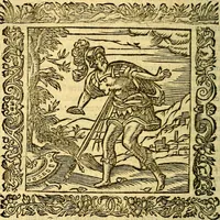 An illustration from Omnia Andreae Alciati v.c. emblemata, cum commentariis, quibus emblematum aperta origine mens auctoris explicatur, & obscura omnia, dubiáque illustrantur Adiectae ad calcem Notae posteriores (1589)