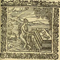 An illustration from Omnia Andreae Alciati v.c. emblemata, cum commentariis, quibus emblematum aperta origine mens auctoris explicatur, & obscura omnia, dubiáque illustrantur Adiectae ad calcem Notae posteriores (1589)