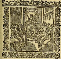 An illustration from Omnia Andreae Alciati v.c. emblemata, cum commentariis, quibus emblematum aperta origine mens auctoris explicatur, & obscura omnia, dubiáque illustrantur Adiectae ad calcem Notae posteriores (1589)