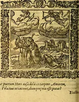 An illustration from Omnia Andreae Alciati v.c. emblemata, cum commentariis, quibus emblematum aperta origine mens auctoris explicatur, & obscura omnia, dubiáque illustrantur Adiectae ad calcem Notae posteriores (1589)