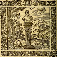 An illustration from Omnia Andreae Alciati v.c. emblemata, cum commentariis, quibus emblematum aperta origine mens auctoris explicatur, & obscura omnia, dubiáque illustrantur Adiectae ad calcem Notae posteriores (1589)