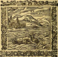 An illustration from Omnia Andreae Alciati v.c. emblemata, cum commentariis, quibus emblematum aperta origine mens auctoris explicatur, & obscura omnia, dubiáque illustrantur Adiectae ad calcem Notae posteriores (1589)