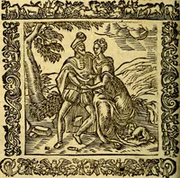 An illustration from Omnia Andreae Alciati v.c. emblemata, cum commentariis, quibus emblematum aperta origine mens auctoris explicatur, & obscura omnia, dubiáque illustrantur Adiectae ad calcem Notae posteriores (1589)