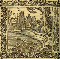 An illustration from Omnia Andreae Alciati v.c. emblemata, cum commentariis, quibus emblematum aperta origine mens auctoris explicatur, & obscura omnia, dubiáque illustrantur Adiectae ad calcem Notae posteriores (1589)