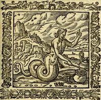 An illustration from Omnia Andreae Alciati v.c. emblemata, cum commentariis, quibus emblematum aperta origine mens auctoris explicatur, & obscura omnia, dubiáque illustrantur Adiectae ad calcem Notae posteriores (1589)