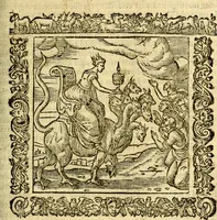 An illustration from Omnia Andreae Alciati v.c. emblemata, cum commentariis, quibus emblematum aperta origine mens auctoris explicatur, & obscura omnia, dubiáque illustrantur Adiectae ad calcem Notae posteriores (1589)